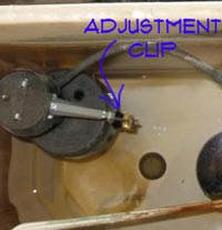 Adjustment Clip on Fluidmaster Toilet Float