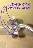 supply line toilet leaking valve repair nut leaks plumbing toilets lines brass break corroded