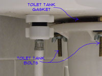 Toilet Tank Gasket and Toilet Tank Bolts