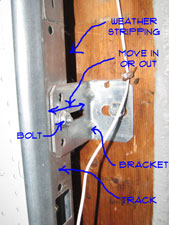Adjusting Garage Door to Weatherstripping Pic1