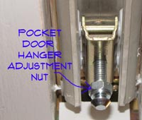Pocket Door Hanger Adjusting Nut