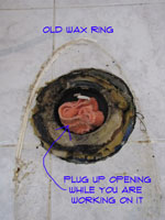 Old Toilet Wax Ring