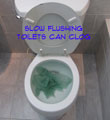 Slow Flushing Toilets Cause Clogs